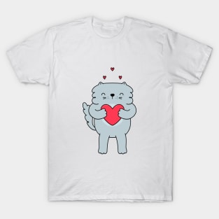 Cat in Love T-Shirt